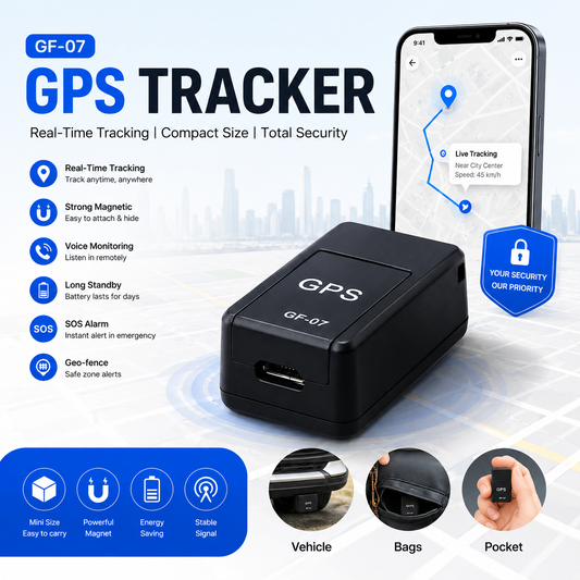 Waterproof GPS Tracker with Magnetic Mount – Real-Time Vehicle Tracking