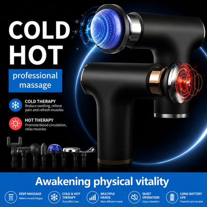 FH-820 Muscle Massage Gun with 4 Heads | Deep Percussion Massager