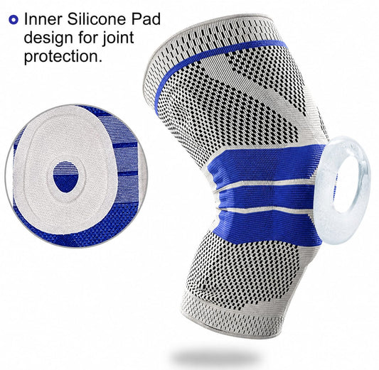 Medical Grade Knee Brace for Men & Women – Compression Support Sleeve with Gel Padding