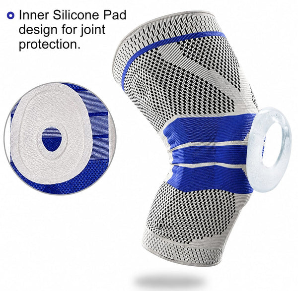 Medical Grade Knee Brace for Men & Women – Compression Support Sleeve with Gel Padding