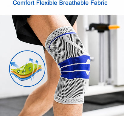 Medical Grade Knee Brace for Men & Women – Compression Support Sleeve with Gel Padding