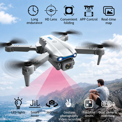 E99 Drone Camera with 720P HD WiFi Camera – Foldable RC Quadcopter