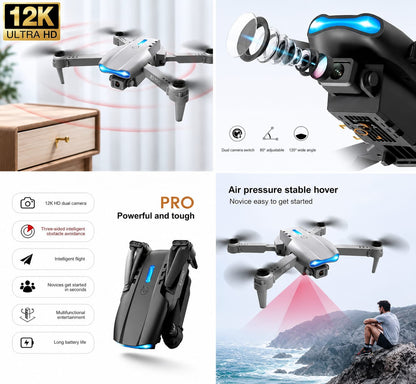 E99 Drone Camera with 720P HD WiFi Camera – Foldable RC Quadcopter