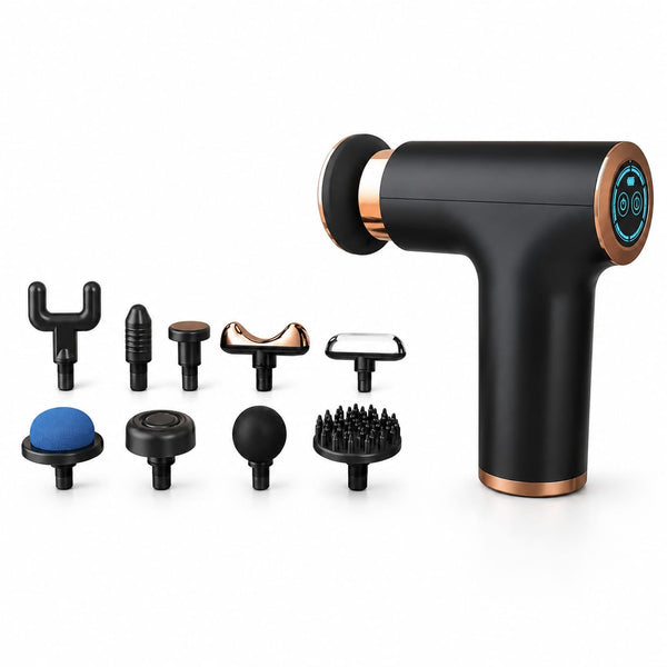FH-820 Muscle Massage Gun with 4 Heads | Deep Percussion Massager