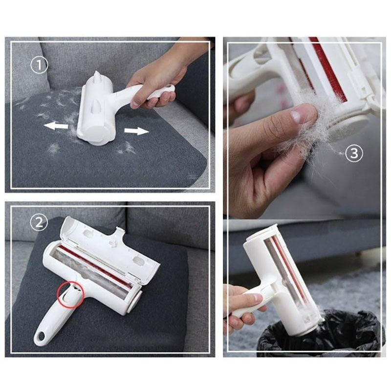 Reusable Pet Hair Remover Roller – Dog & Cat Fur Lint Cleaner